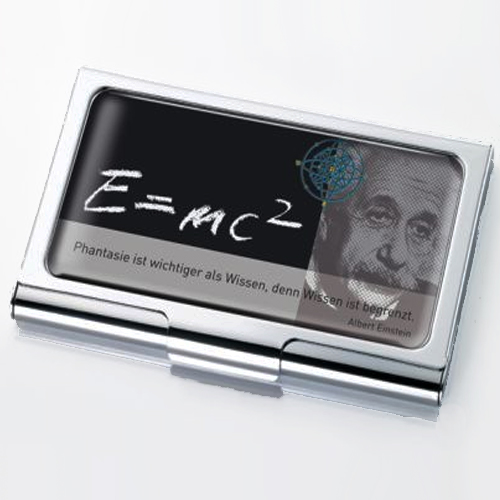 Porte cartes Einstein E=MC2