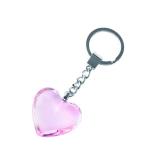 Porte-clés coeur en verre LEONARDO